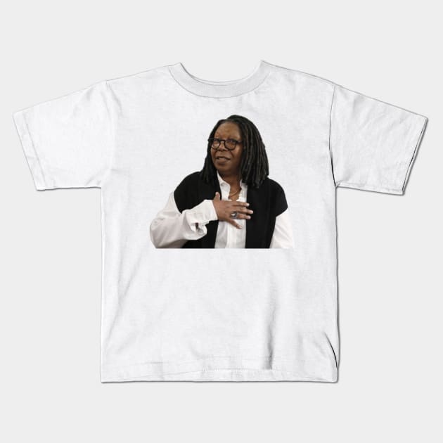 Whoopi Goldberg Kids T-Shirt by Fanu2612